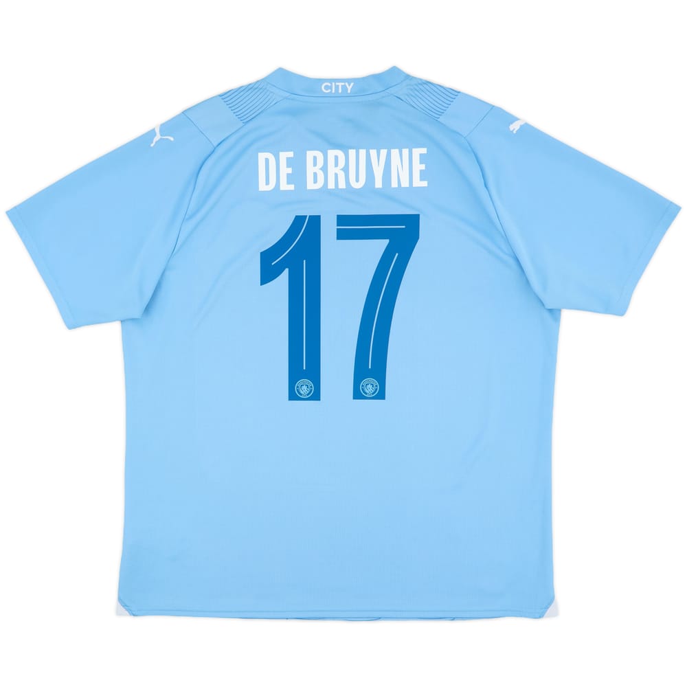 2023-24 Manchester City Home Shirt De Bruyne #17 - 8/10 - (XL)