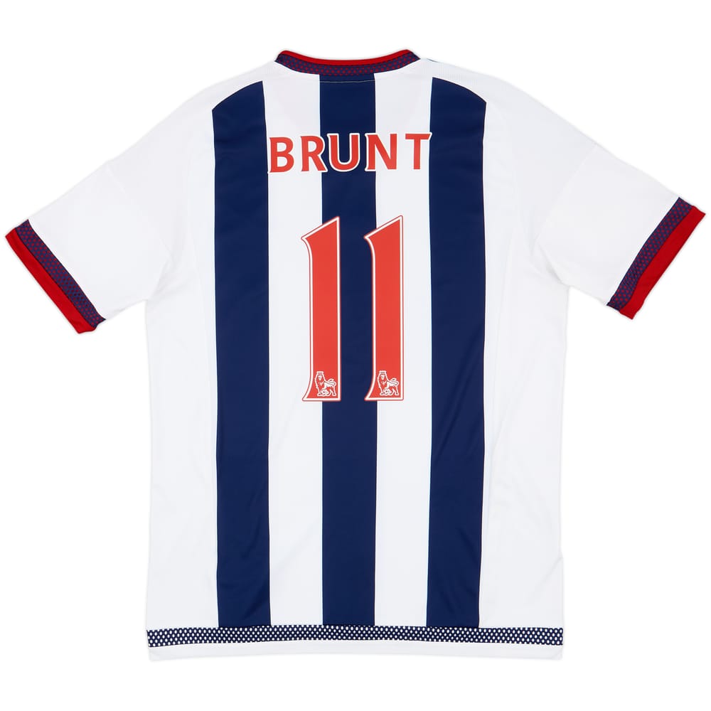 2015-16 West Brom Home Shirt Brunt #11 - 10/10 - (M)