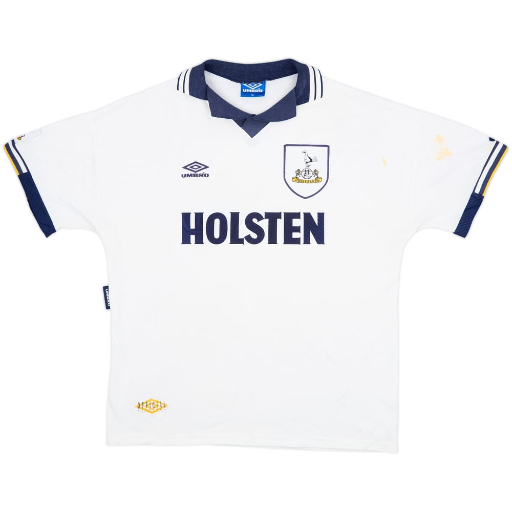1993-95 Tottenham Home Shirt - 5/10 - (XL)