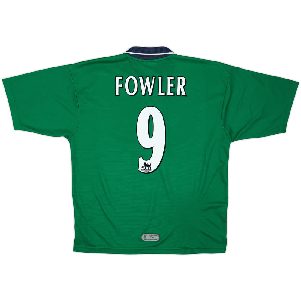 1999-00 Liverpool Away Shirt Fowler #9 - 6/10 - (L)