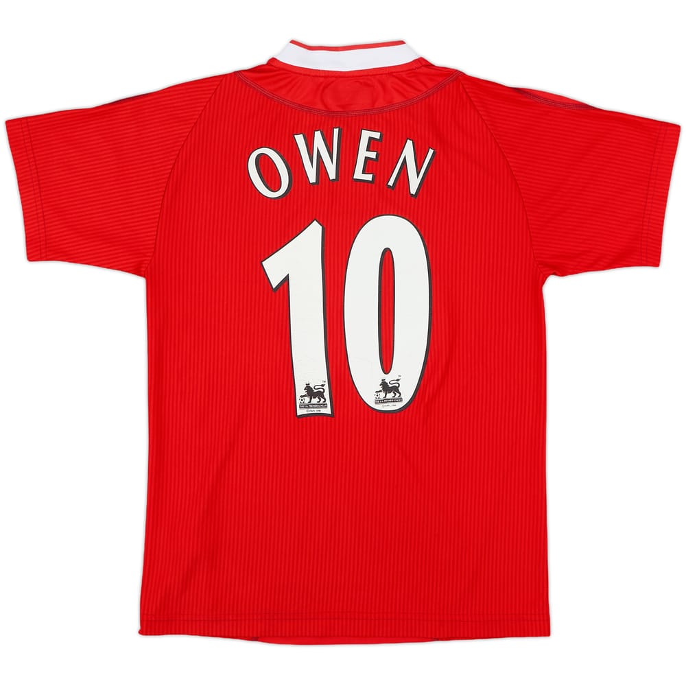 2002-04 Liverpool Home Shirt Owen #10 - 7/10 - (Y)