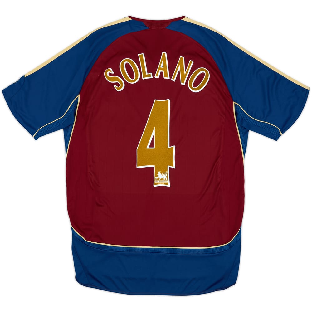 2006-07 Newcastle Away Shirt Solano #4 - 8/10 - (M)