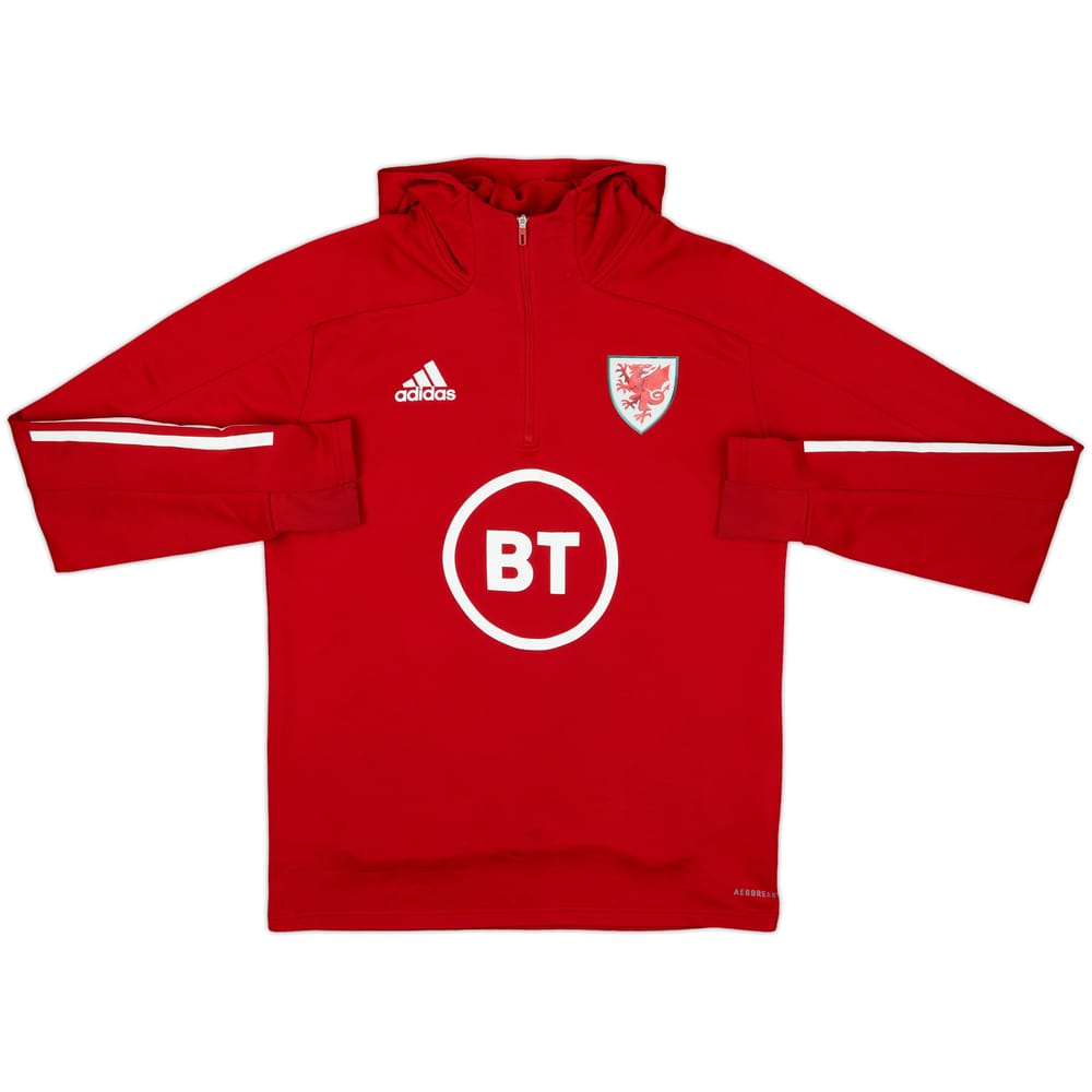 2019-20 Wales adidas 1/4 Zip Track Top - 9/10 - (S)