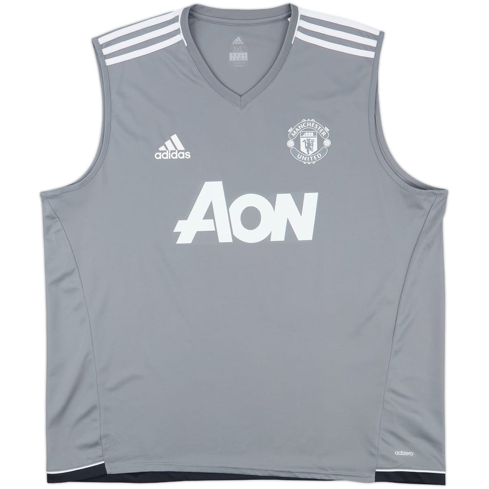 2017-18 Manchester United adidas Training Vest - 9/10 - (XXL)