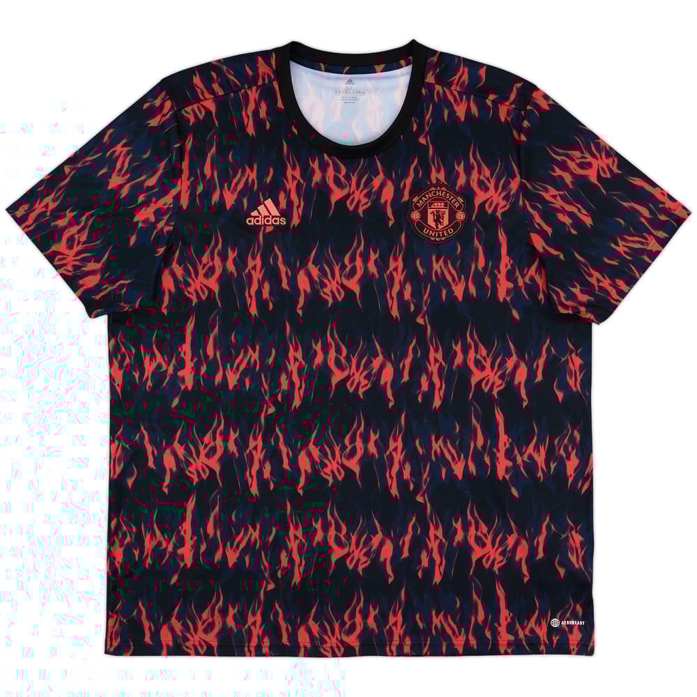 2021-22 Manchester United adidas Training Shirt - 10/10 - (XXL)