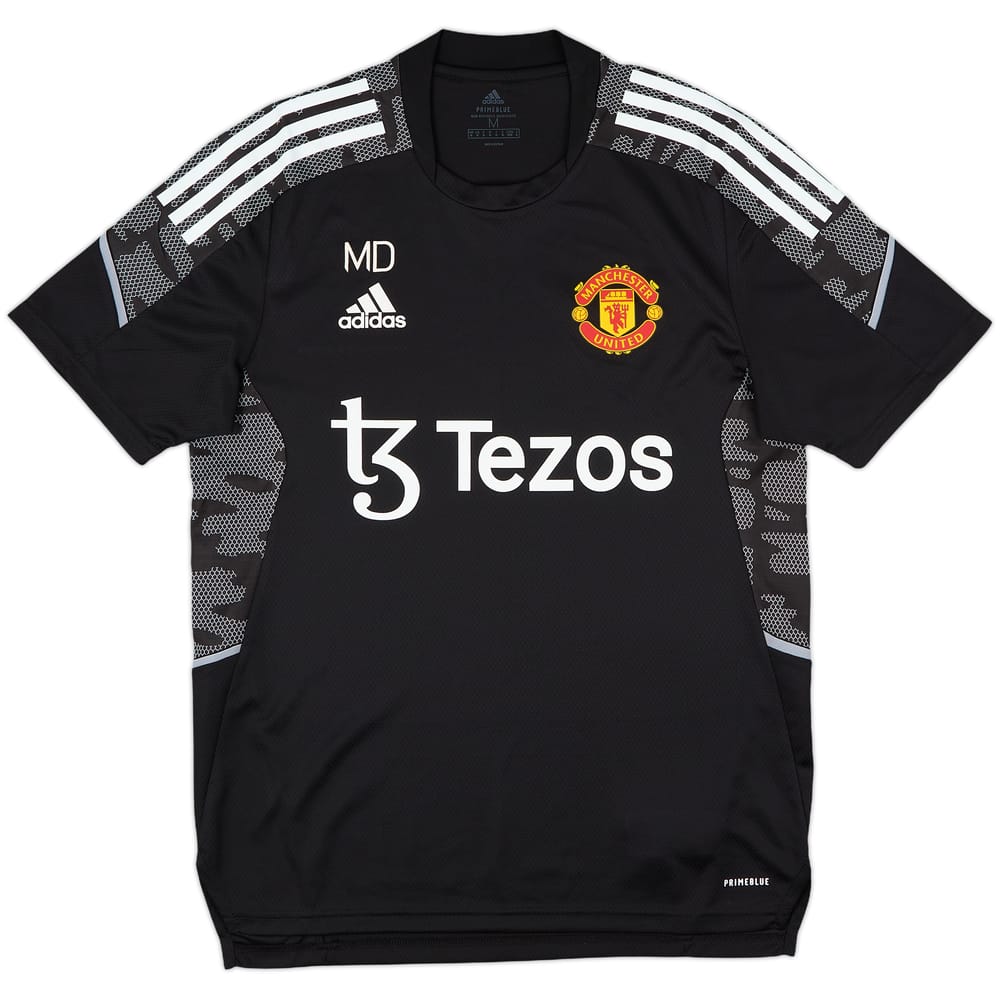 2020-21 Manchester United Staff Issue Training Shirt 'MD' - 10/10 - (M)