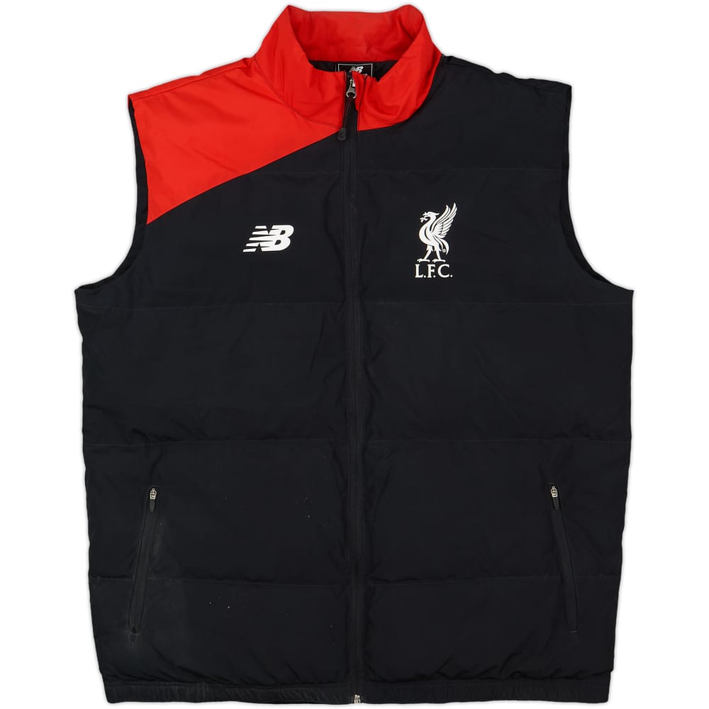 2015-16 Liverpool New Balance Padded Gilet - 7/10 - (XL)