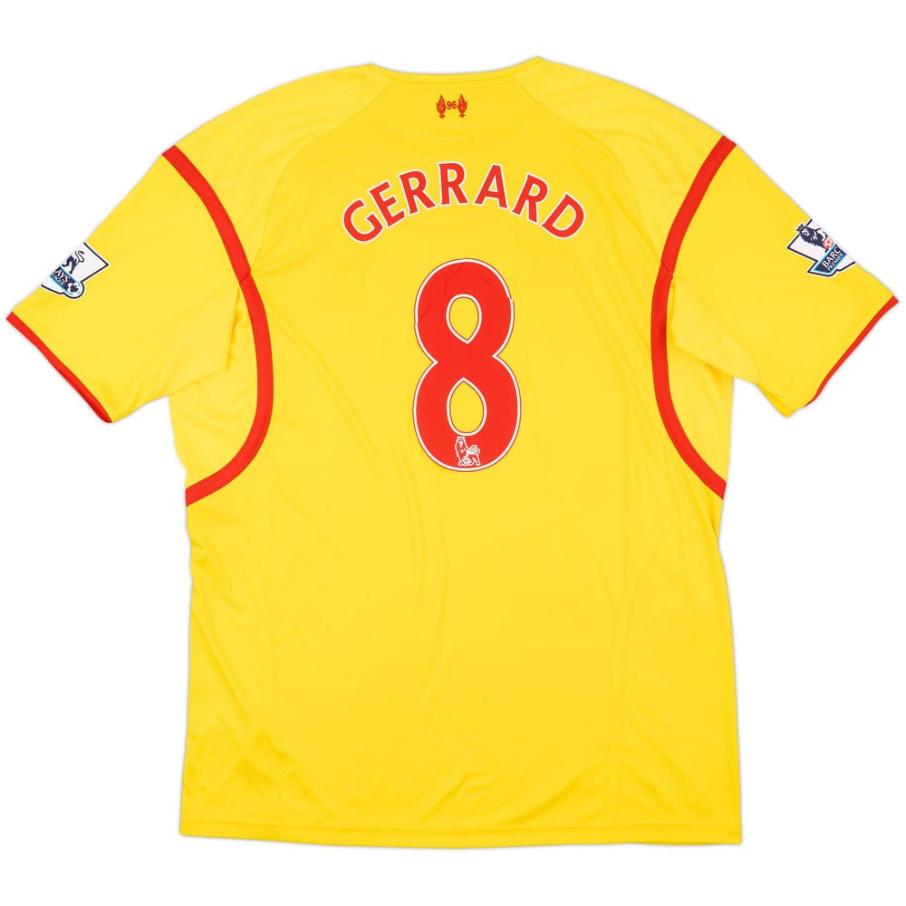 2014-15 Liverpool Away Shirt Gerrard #8 - 8/10 - (XXL)