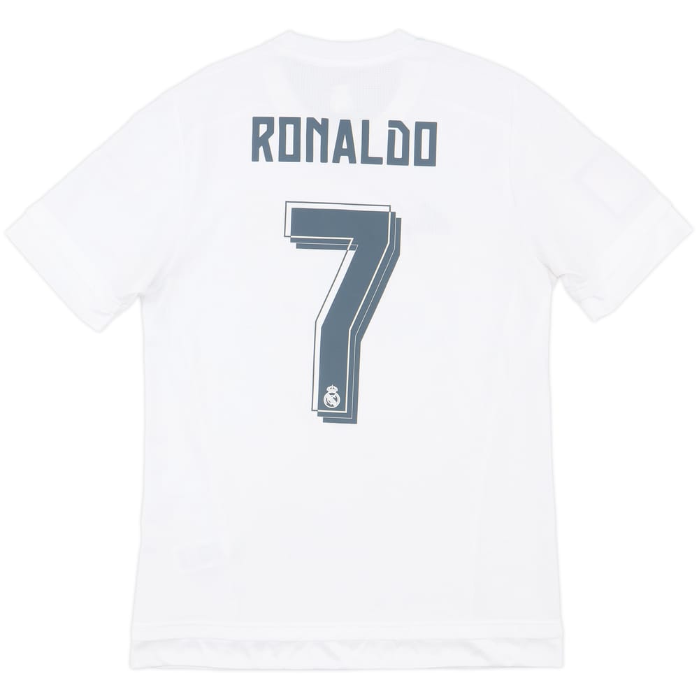 2015-16 Real Madrid Home Shirt Ronaldo #7 - 8/10 - (M)