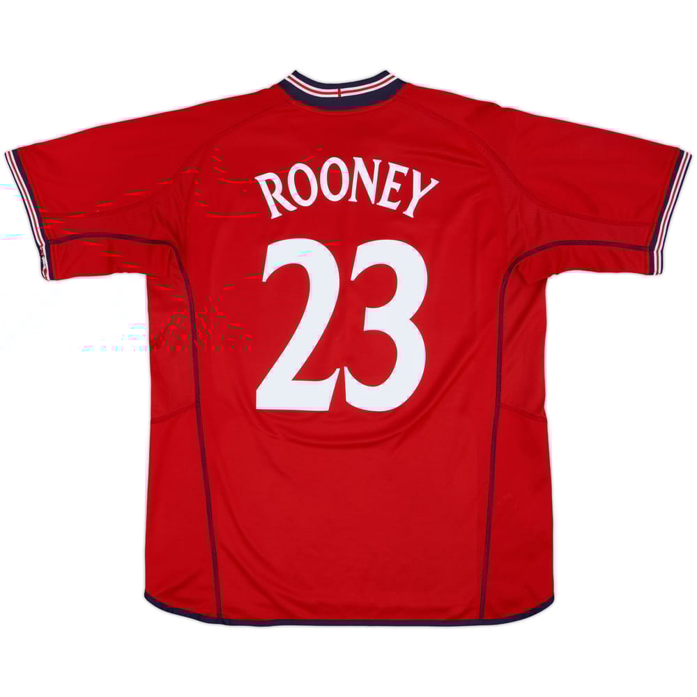 2002-04 England Away Shirt Rooney #23 - 6/10 - (L)