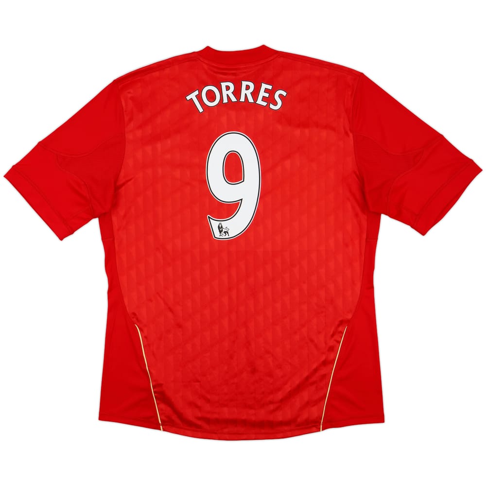 2010-12 Liverpool Home Shirt Torres #9 - 6/10 - (XL)