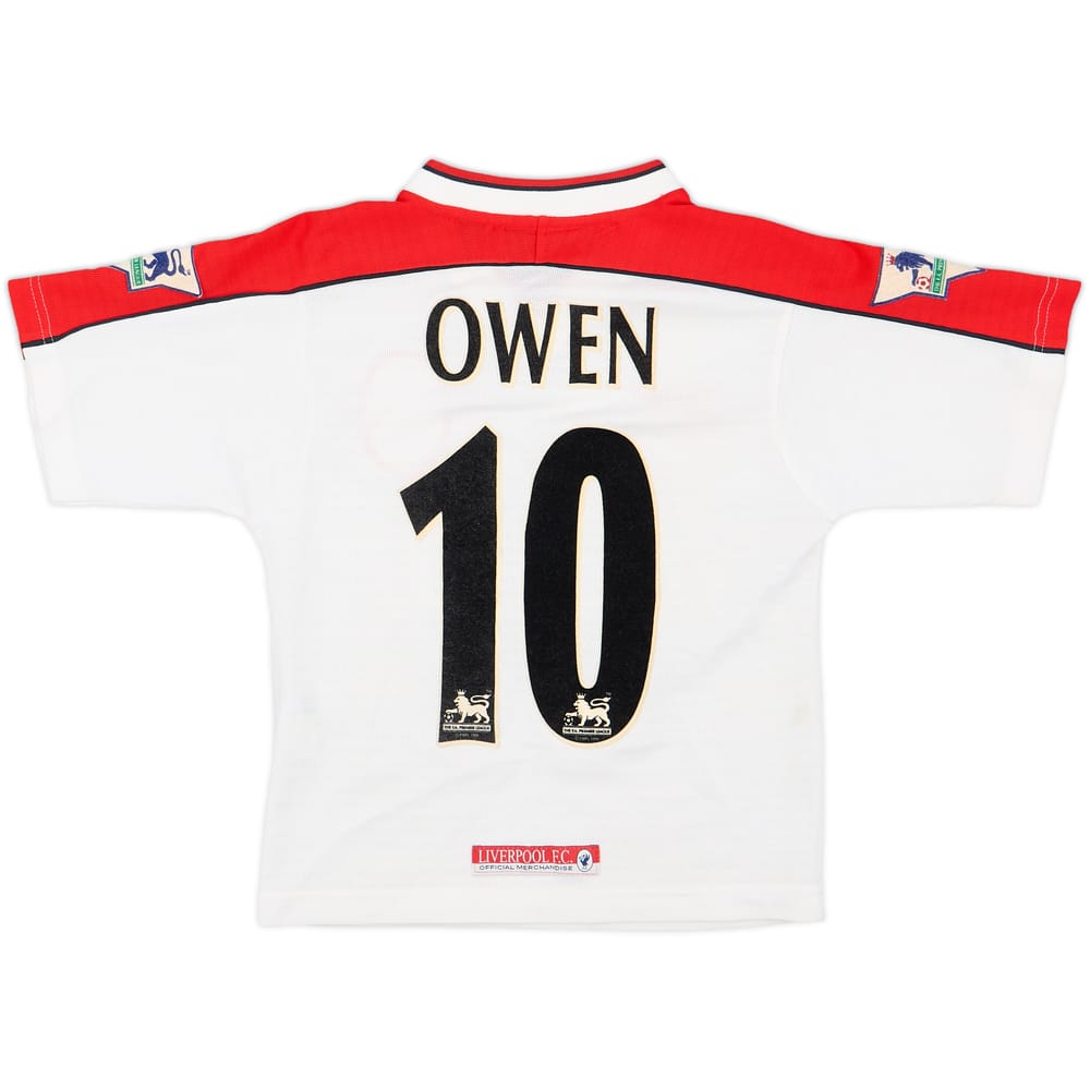 1998-99 Liverpool Away Shirt Owen #10 - 6/10 - (S.Boys)