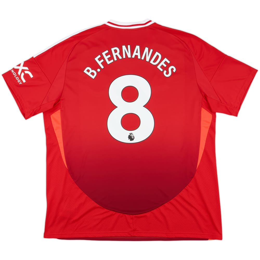 2024-25 Manchester United Home Shirt B.Fernandes #8 - 10/10 - (XXL)