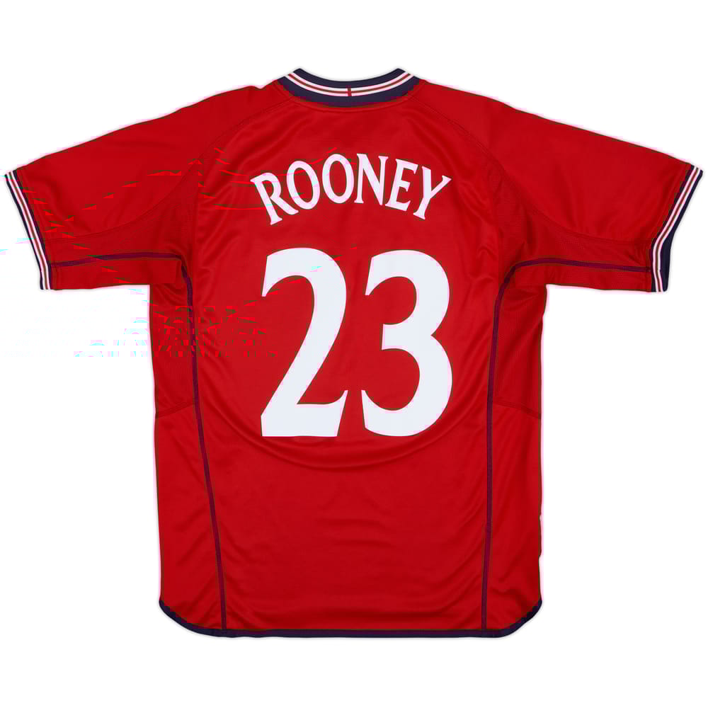 2002-04 England Away Shirt Rooney #23 - 6/10 - (M)