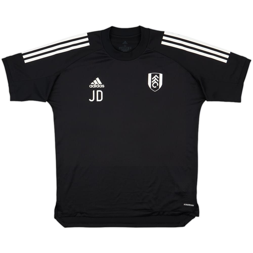 2019-20 Fulham adidas Staff Issue Training Shirt 'JD' - 9/10 - (M)