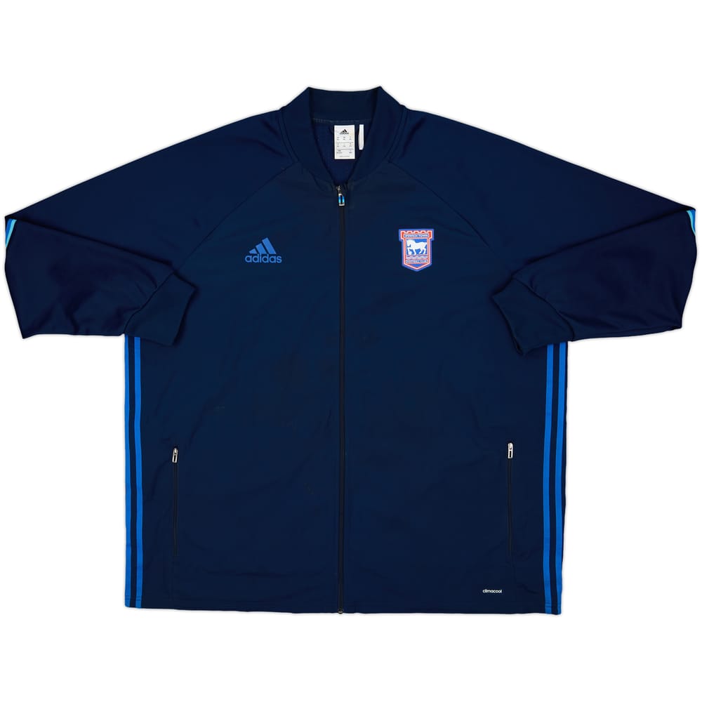 2015-16 Ipswich adidas Track Jacket - 8/10 - (3XL)