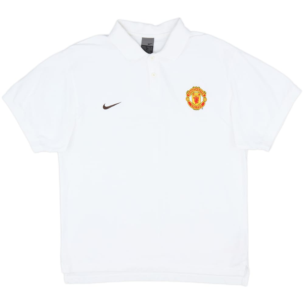 2002-03 Manchester United Nike Polo Shirt - 9/10 - (M)