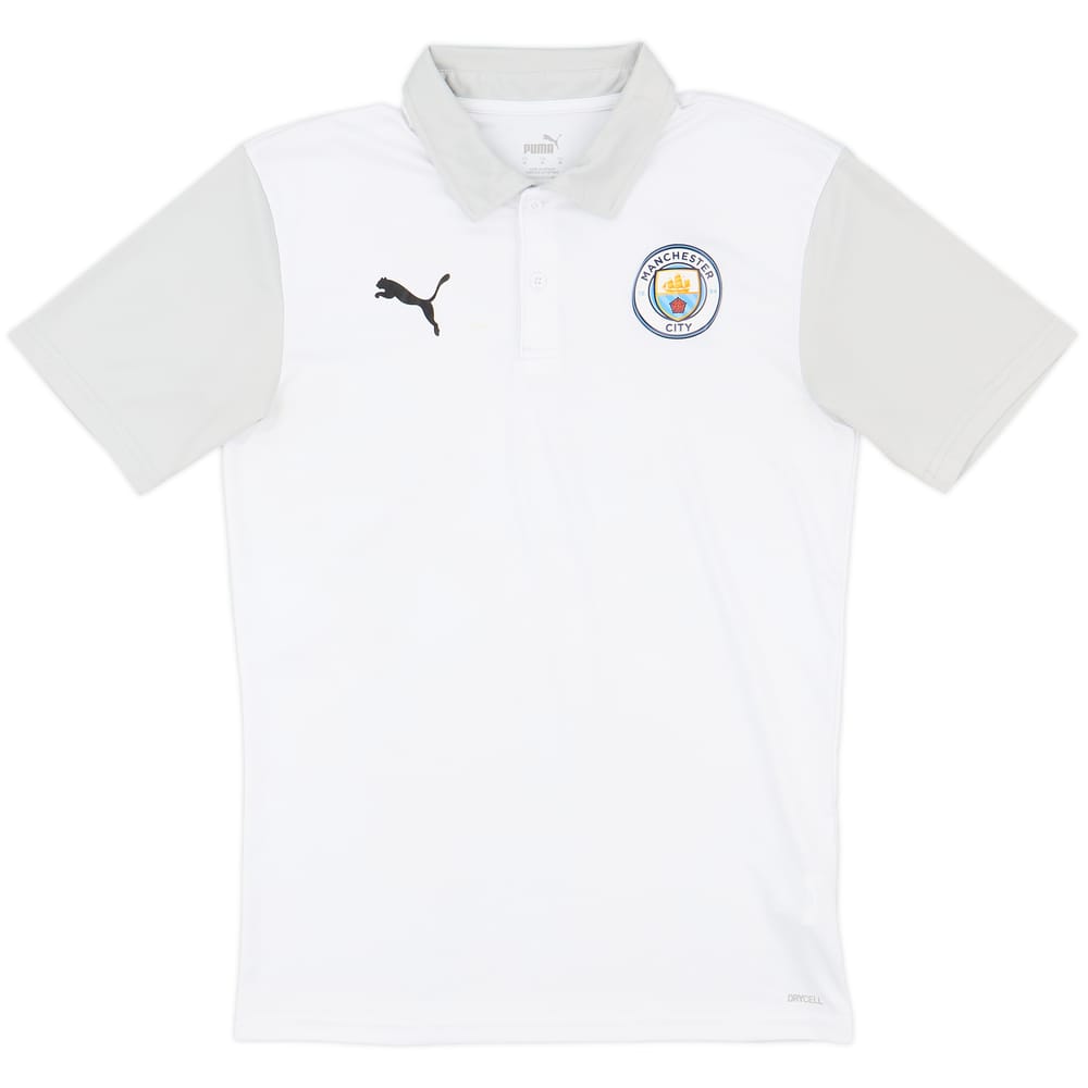 2019-20 Manchester City Puma Polo Shirt - 8/10 - (M)