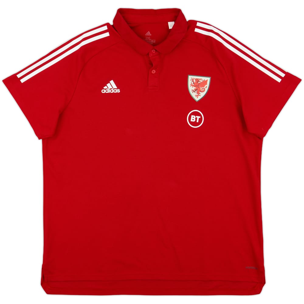 2020-21 Wales adidas Polo Shirt - 9/10 - (XXL)