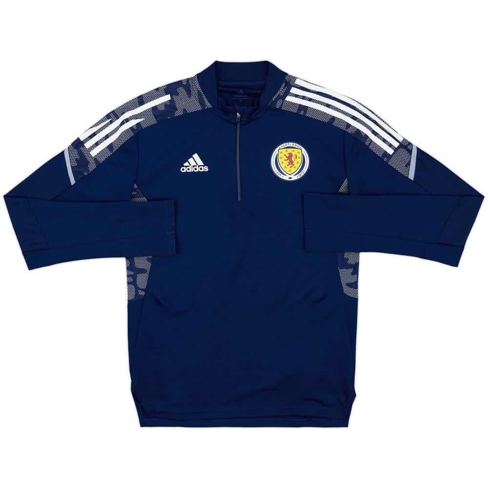 2021-22 Scotland adidas 1/4 Zip Drill Top - 5/10 - (S)