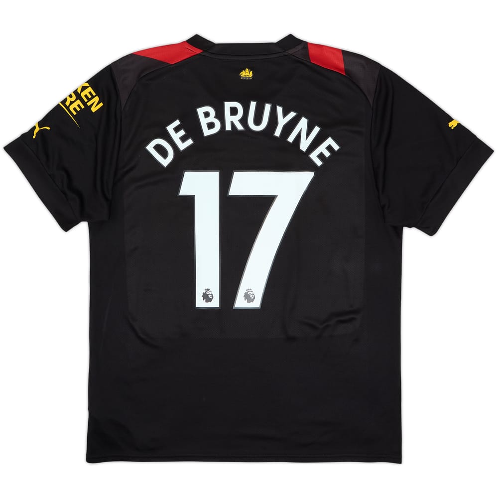 2022-23 Manchester City Away Shirt De Bruyne #17 - 7/10 - (L)