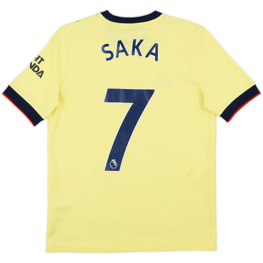 2021-22 Arsenal Away Shirt Saka #7 - 5/10 - (13-14 Years)