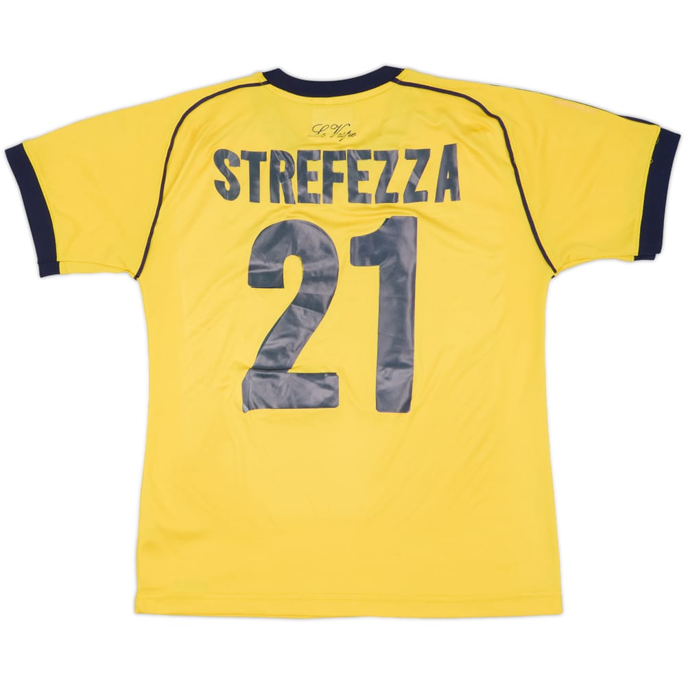 2018-19 Juve Stabia Match Issue Home Shirt Strefezza #21