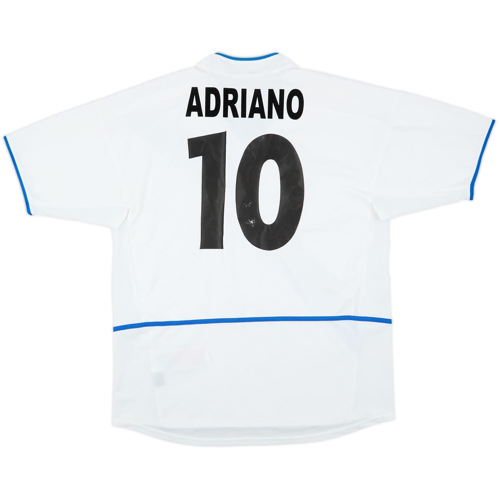 Camiseta de visitante del Inter Milan 2002-03 Adriano #10 - 4/10 - (L)