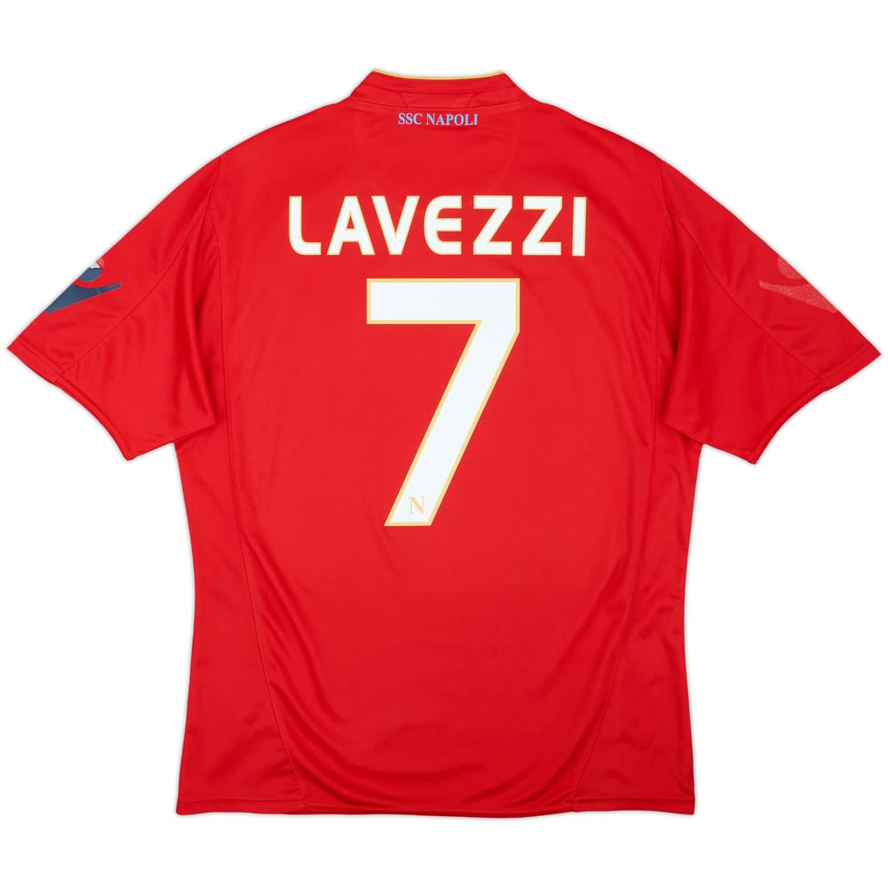 2009-10 Napoli Third Shirt Lavezzi #7 - 5/10 - (M)