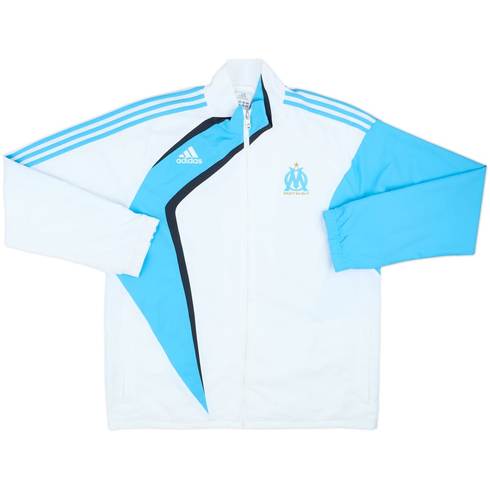 2009-10 Olympique Marseille adidas Track Jacket - 8/10 - (XL)