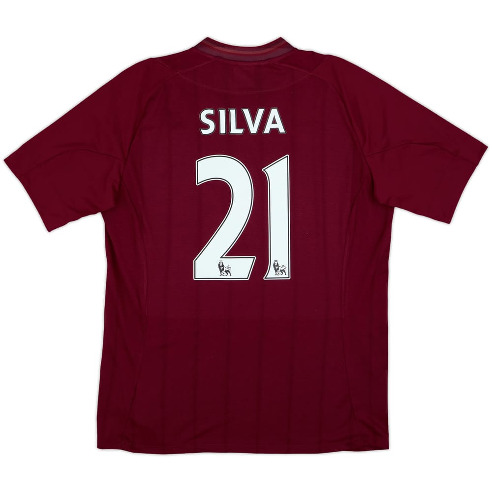 2012-13 Manchester City Away Shirt Silva #21 - 10/10 - (L)