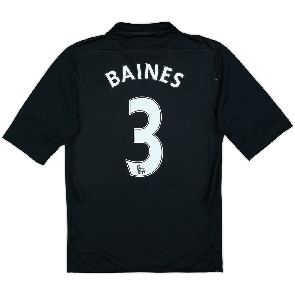 2012-13 Everton Away Shirt Baines #3 - 7/10 - (S)