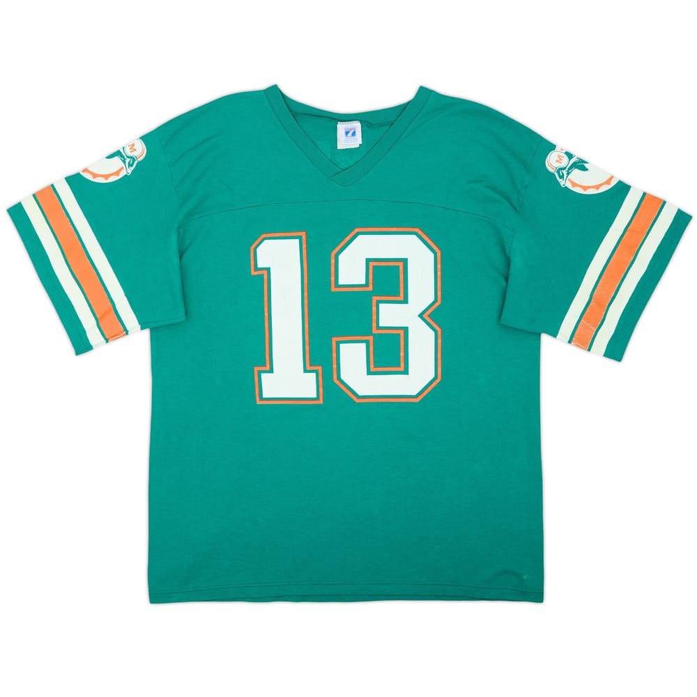 1990-96 Miami Dolphins Marino #13 Logo 7 Tee - 6/10 - (L)