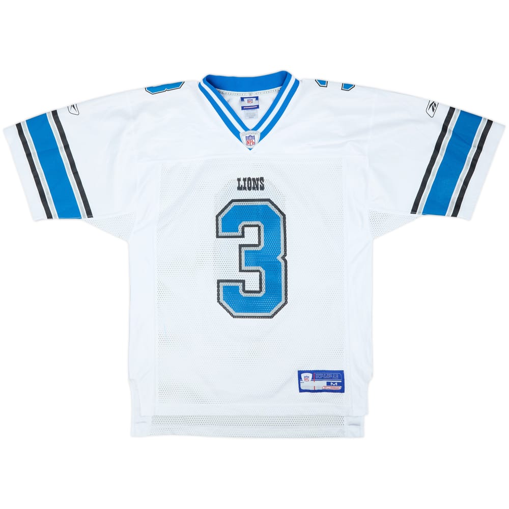 2003-04 Detroit Lions Harrington #3 Reebok On Field Away Jersey - 7/10 - (M)