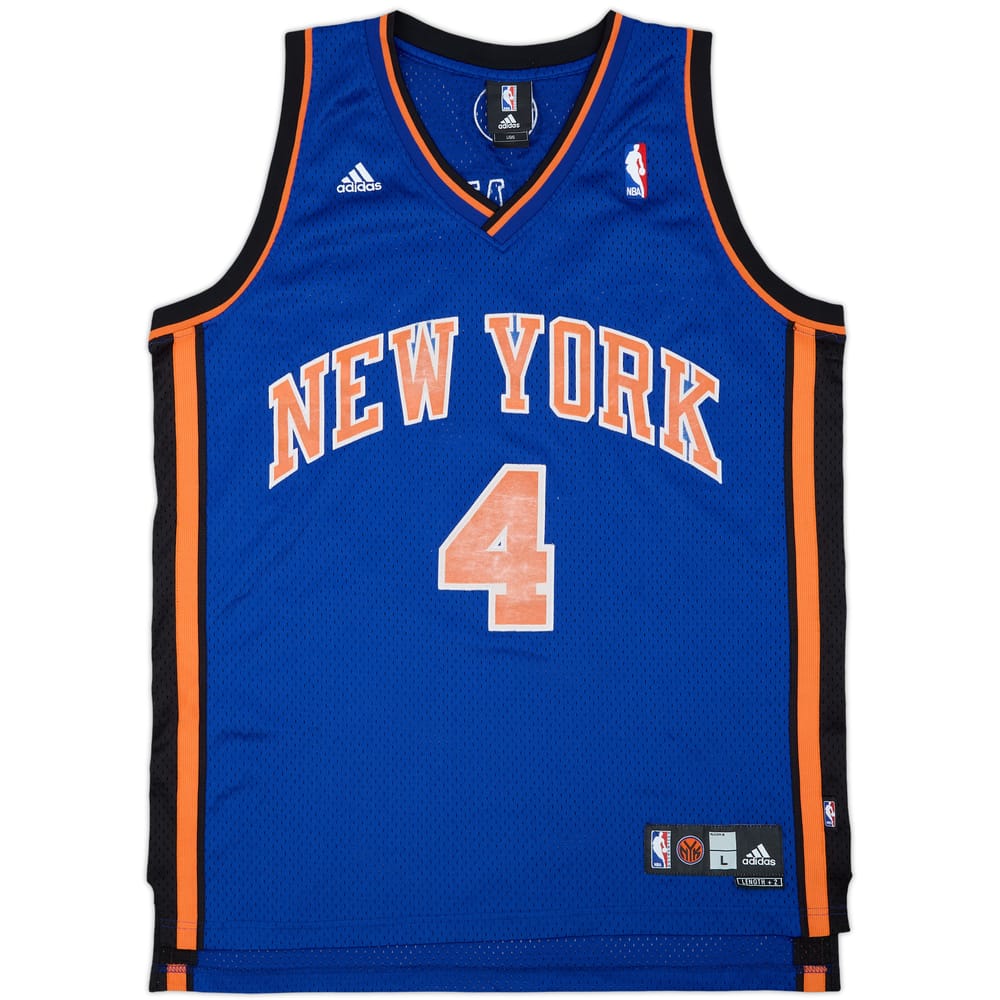 2006-10 New York Knicks Robinson #4 adidas Swingman Away Jersey - 6/10 - (L)
