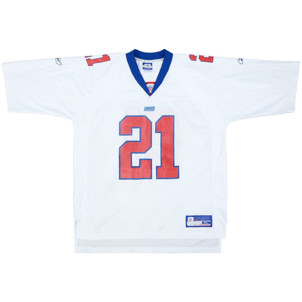 2002-04 New York Giants Barber #21 Reebok On Field Away Jersey - 7/10 - (XL)