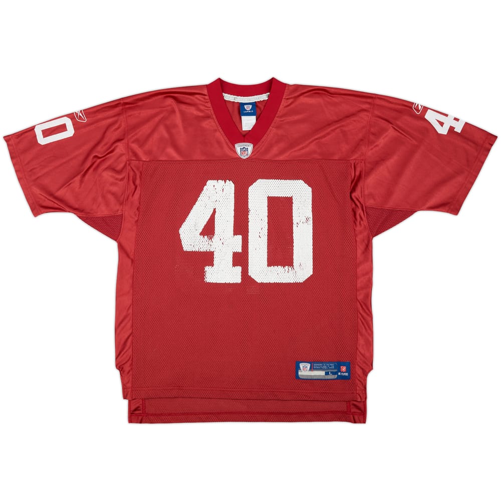 2002 Arizona Cardinals Tillman #40 Reebok On Field Home Jersey - 5/10 - (L)