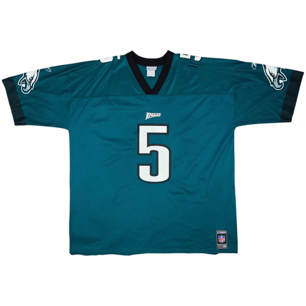 2001 Philadelphia Eagles McNabb #5 Reebok Home Jersey - 9/10 - (3XL)