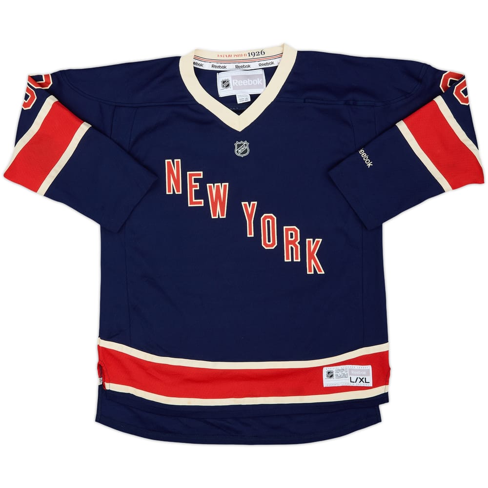 2011-17 New York Rangers Lundqvist #30 Reebok Alternate Replica Jersey - 8/10 - (14-15 Years)