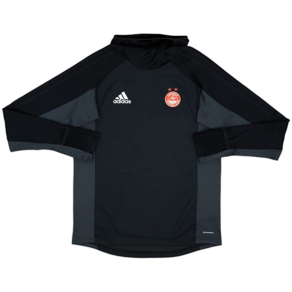 2016-17 Aberdeen adidas Hooded Sweat Top - 8/10 - (S)