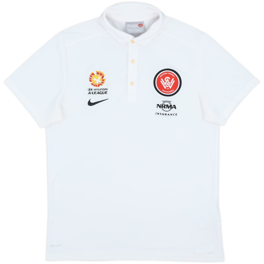 2014-15 Western Sydney Wanderers Nike Polo Shirt - 8/10 - (M)