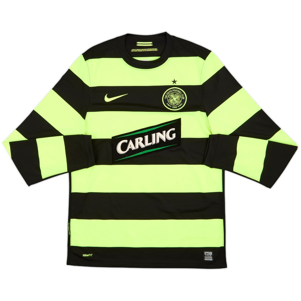 2009-11 Celtic Away L/S Shirt - 8/10 - (S)