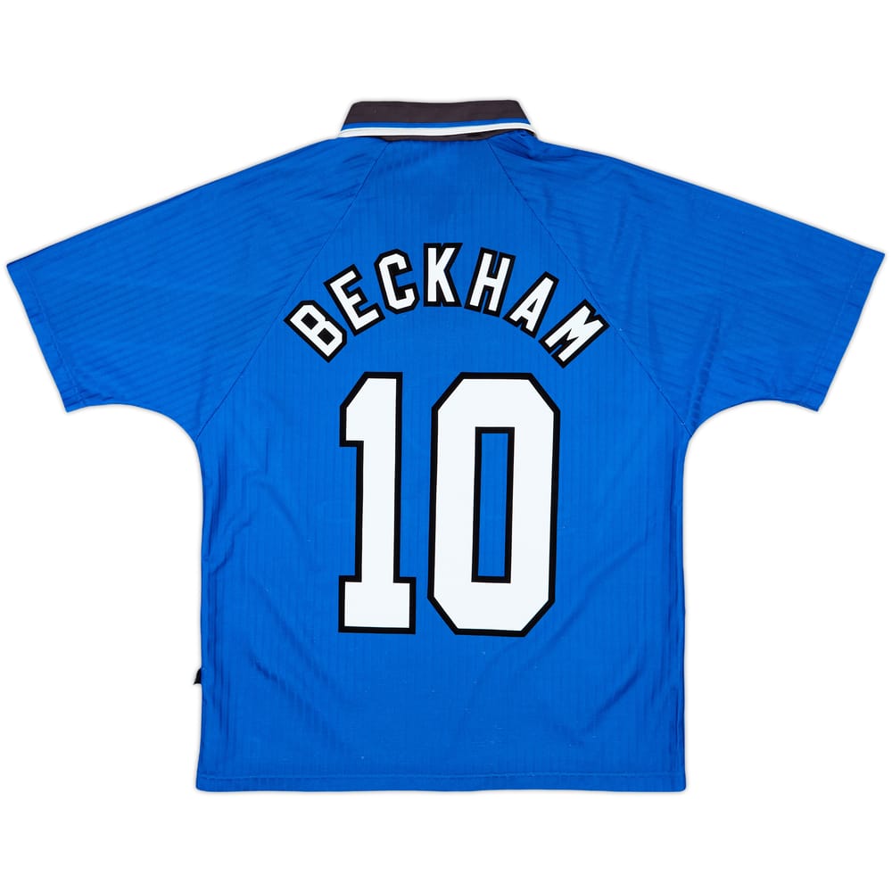 1996-98 Manchester United Third Shirt Beckham #10 - 7/10 - (Y)