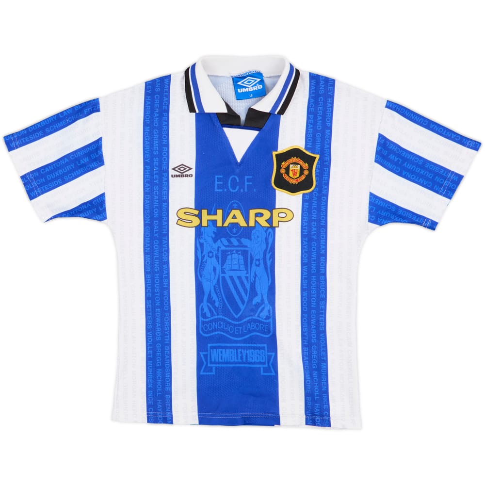 1994-96 Manchester United Third Shirt - 8/10 - (L.Boys)
