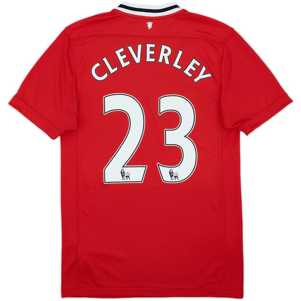 2011-12 Manchester United Home Shirt Cleverley #23 - 8/10 - (S)