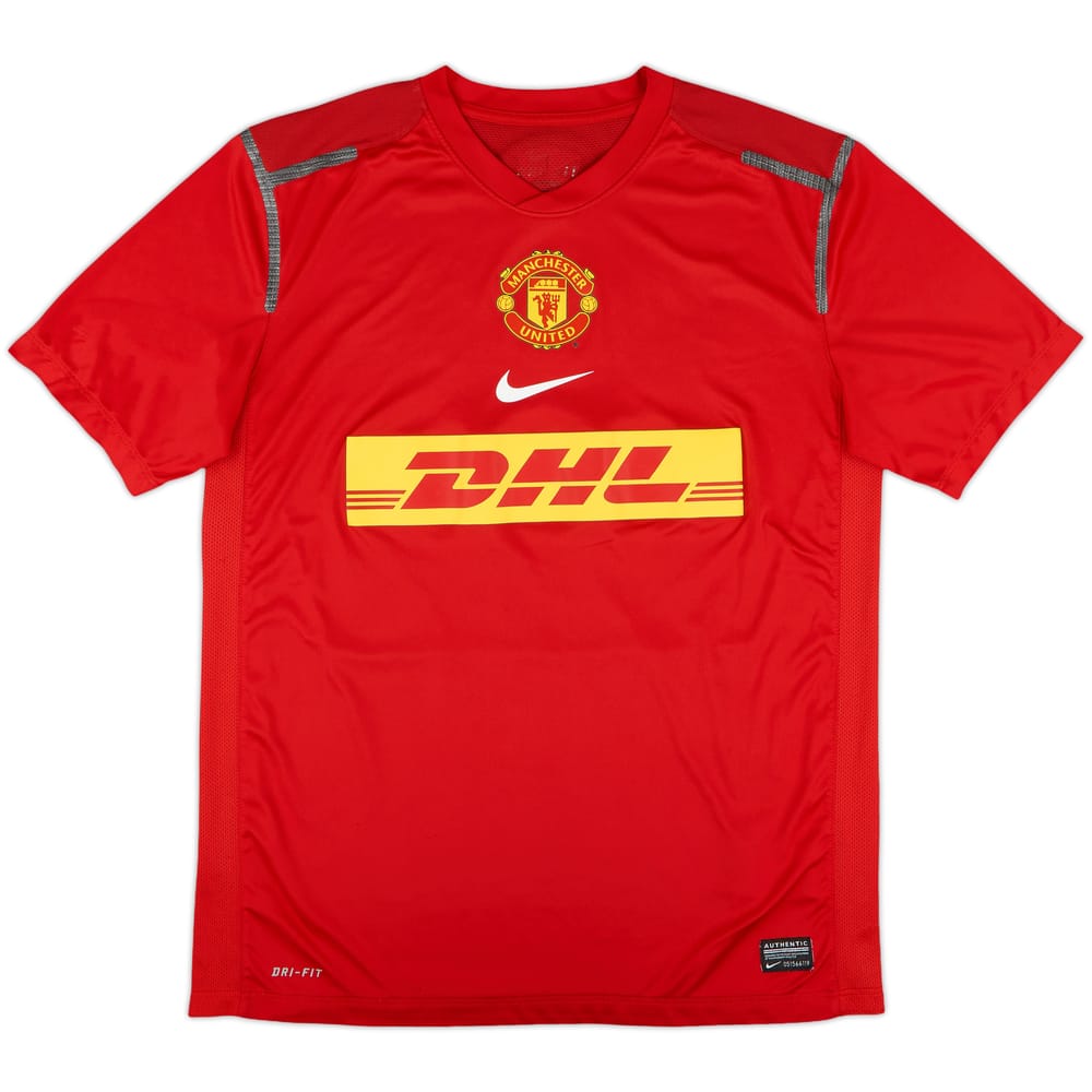 2012-13 Manchester United Player Issue Nike Training Shirt - 8/10 - (M)