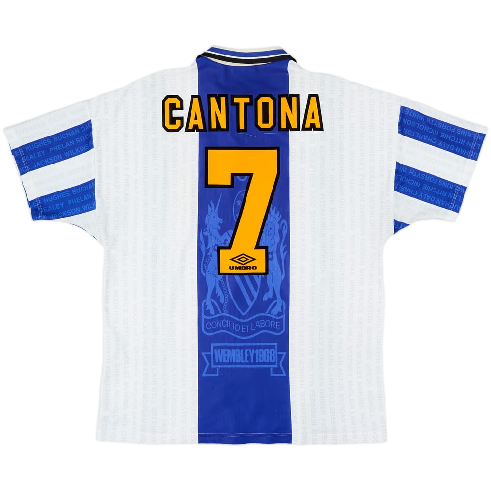 1994-96 Manchester United Third Shirt Cantona #7 - 8/10 - (XL)