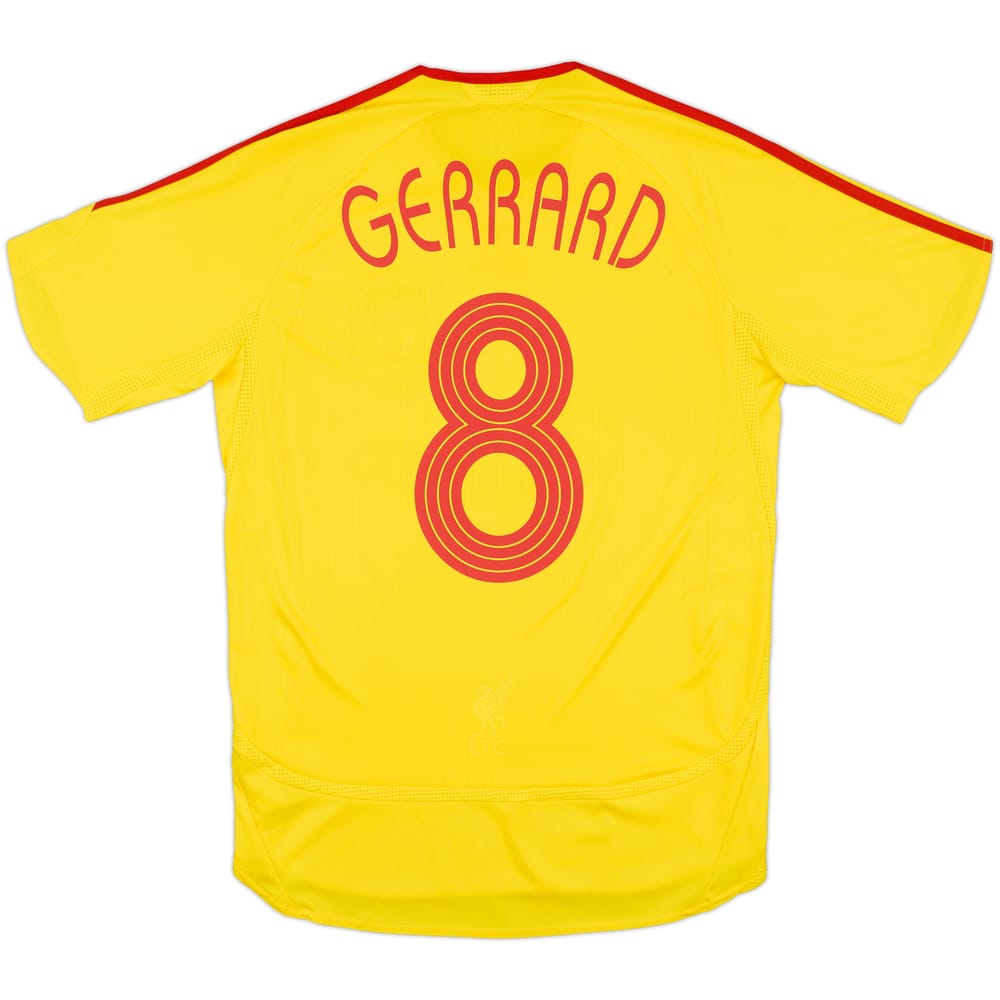 2006-07 Liverpool Away Shirt Gerrard #8 - 6/10 - (S)