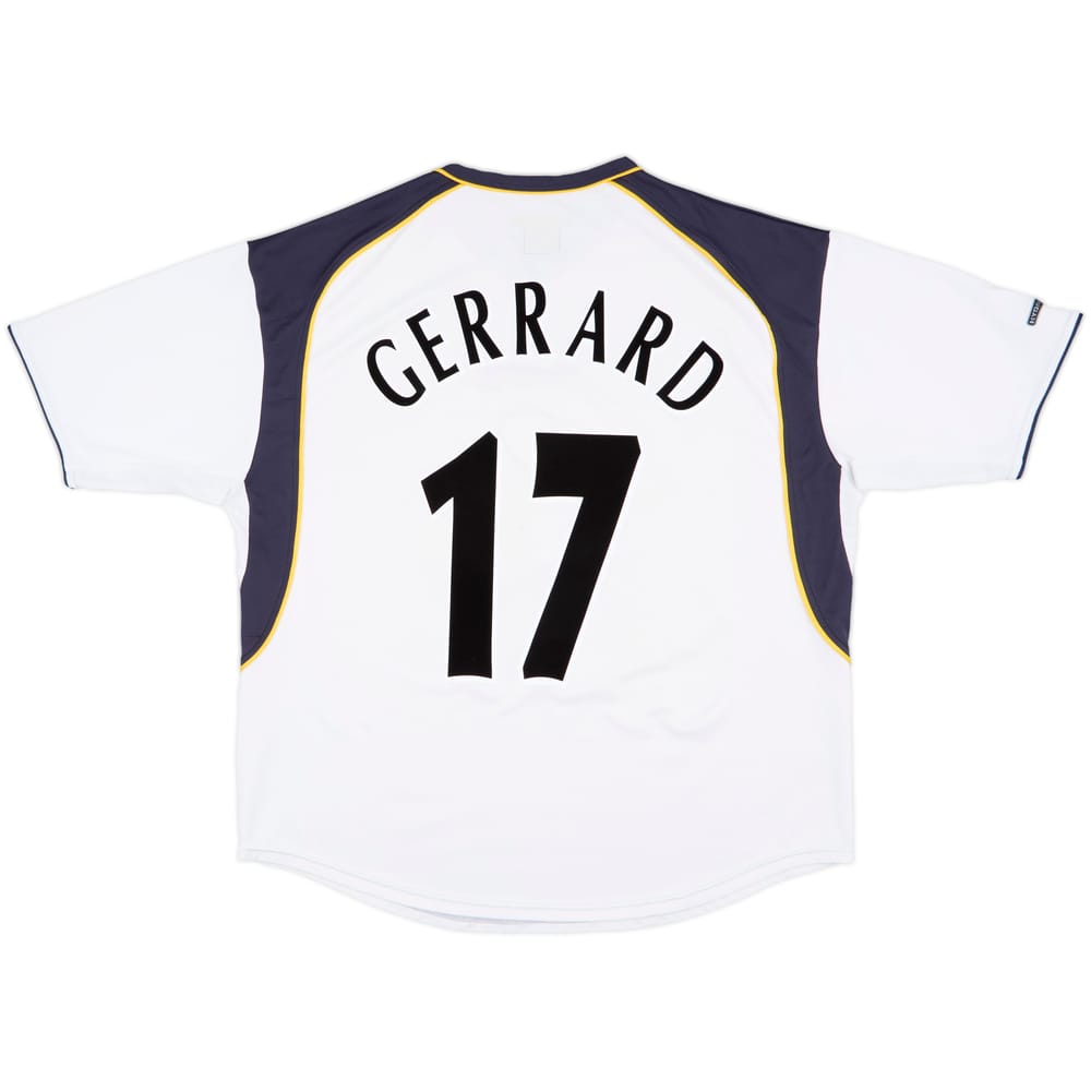 2001-03 Liverpool Away Shirt Gerrard #17 - 7/10 - (XL)