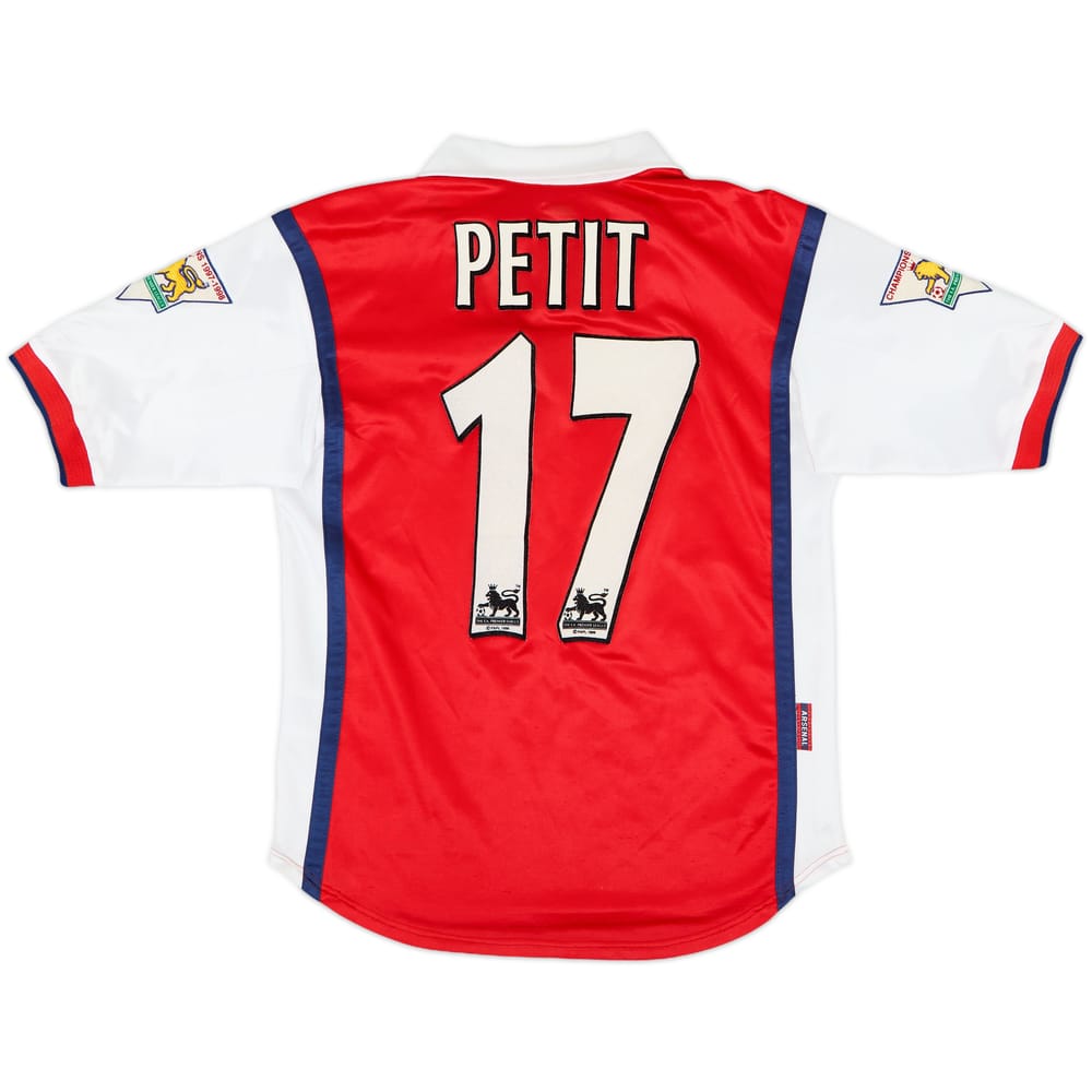 1998-99 Arsenal Home Shirt Petit #17 - 9/10 - (L.Boys)